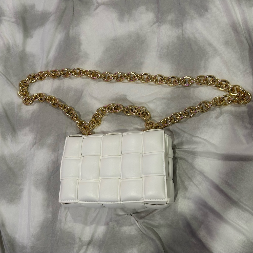 White purse